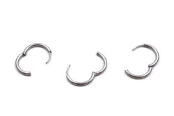 18 mm, ÇELİK KÜPE KANCASI, GÜMÜŞ RENK, 1. KALİTE KARARMAZ - 3