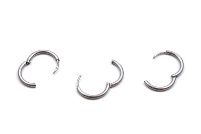 18 mm, ÇELİK KÜPE KANCASI, GÜMÜŞ RENK, 1. KALİTE KARARMAZ - 3