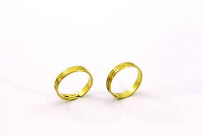 18 mm YÜZÜK KOLU, HAM PİRİNÇ #1206H - 3
