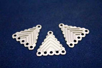 18x17 mm DESENLİ KÜPE SALLANTISI, NİKEL KAPLAMA #145N - 2