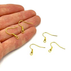 18x20 mm KÜPE KANCASI SARI KAPLAMA, #193SK - ERTÜRK