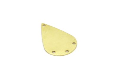19x29 mm DAMLA DESENLİ PUL, HAM PİRİNÇ #1410H - 2