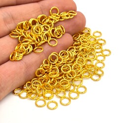 1x6 mm DEMİR MONTAJ HALKASI, SARI KAPLAMA - ERTÜRK