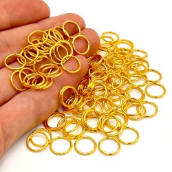 1x8 mm DEMİR MONTAJ HALKASI, SARI KAPLAMA - ERTÜRK