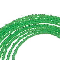 2 mm KRİSTAL CAM BONCUK YASSI, ŞEFFAF SU YEŞİLİ RENK #KRS221 - ERTÜRK