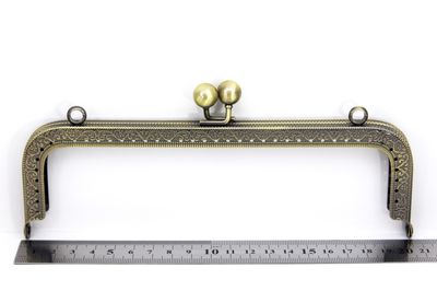 20 CM ÇANTA VE CÜZDAN KULPU, ANTİK SARI RENK, KOD-12AS - 2