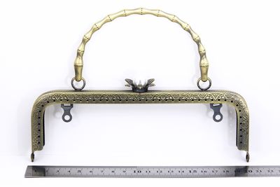 20 CM ÇANTA KULPU, ANTİK SARI RENK, KOD-18AS - 2