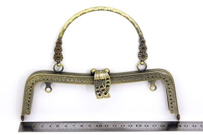 20 CM ÇANTA KULPU, ANTİK SARI RENK, KOD-25AS - 2