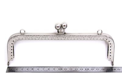 20 CM ÇANTA VE CÜZDAN KULPU, NİKEL RENK, KOD-12N - 2