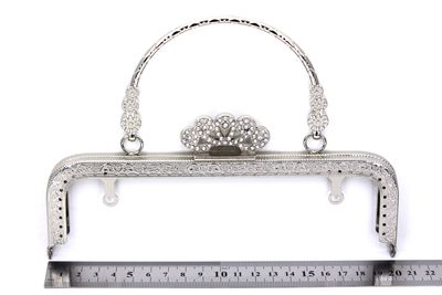20 CM ÇANTA KULPU, NİKEL RENK, KOD-15N - 2