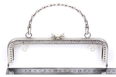 20 CM ÇANTA KULPU, NİKEL RENK, KOD-18N - 2