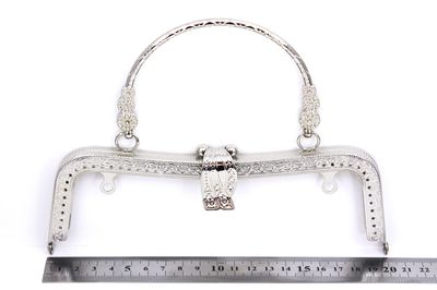 20 CM ÇANTA KULPU, NİKEL RENK, KOD-25N - 2