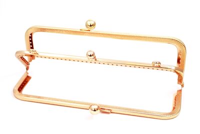 20 CM İKİ BÖLMELİ ÇANTA KULPU, ROSE GOLD RENK, KOD-28R