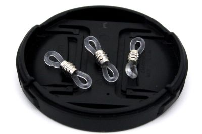 20 mm, BÜYÜK GÖZLÜK LASTİĞİ, BEYAZ PLASTİK, NİKEL METAL - 2