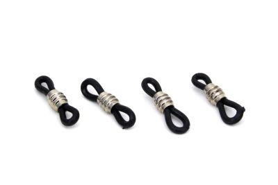 20 mm, BÜYÜK GÖZLÜK LASTİĞİ, SİYAH PLASTİK, NİKEL METAL - 2