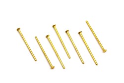 20 mm, DÜZ TAKI ÇİVİSİ, HAM PİRİNÇ - ERTÜRK