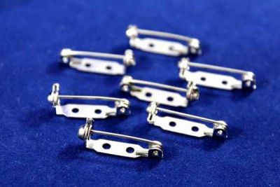 20 mm KİLİTLİ BROŞ İĞNESİ, FREE NİKEL #238N - 2