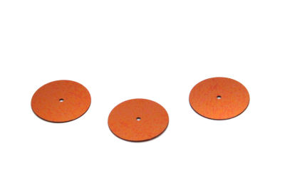 20 mm PLASTİK PUL PAYET, NAKIŞ PULU, DÖKME PUL, ORTADAN DELİK, BAKIR RENK - 2