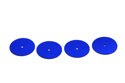 20 mm PLASTİK PUL PAYET, NAKIŞ PULU, DÖKME PUL, ORTADAN DELİK, MAVİ RENK - 2