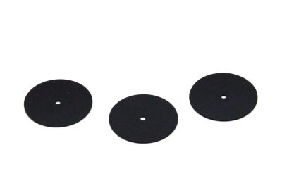 20 mm PLASTİK PUL PAYET, NAKIŞ PULU, DÖKME PUL, ORTADAN DELİK, SİYAH RENK - 2