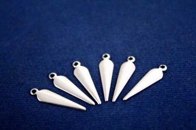 20x5 mm KILIÇ DESENLİ TEK DELİKLİ PUL, NİKEL KAPLAMA #287-1N - 2