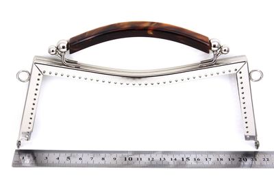21 CM ÇANTA KULPU, NİKEL RENK, KOD-20N - 2