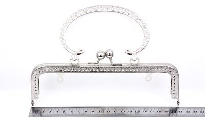21 CM ÇANTA KULPU, NİKEL RENK, KOD-23N - 2