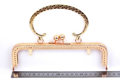 21 CM ÇANTA KULPU, ROSE RENK, KOD-23R - 2