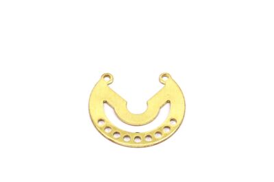 21x23 mm YUVARLAK DESENLİ PUL, HAM PİRİNÇ #1699H - 2
