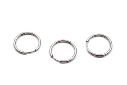 22 mm, ÇELİK KÜPE KANCASI, GÜMÜŞ RENK, 1. KALİTE KARARMAZ - ERTÜRK