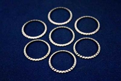 22 mm DESENLİ YUVARLAK PUL, NİKEL KAPLAMA #662N - 2
