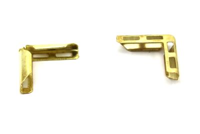 23 mm KİTAP KÖŞESİ, DEMİR SARI KAPLAMALI - 2