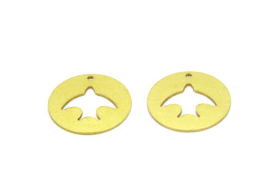 23 mm MARTI DESENLİ YUVARLAK PUL, HAM PİRİNÇ - 2