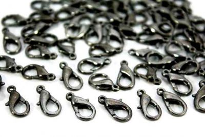 23x12 mm 505 PAPAĞAN KİLİT, SİYAH NİKEL KAPLAMA #173SN - 2