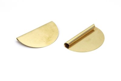 24x40 mm BORU KULPLU PUL, HAM PİRİNÇ #1495H - 2