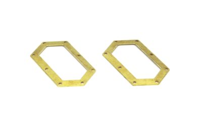 24x45 mm ALTIGEN DESENLİ PUL, HAM PİRİNÇ #1423H - 2