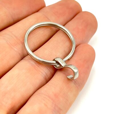 25 mm TEL ANAHTARLIK HALKASI VE BAĞLANTI, ANAHTARLIK SETİ - 1