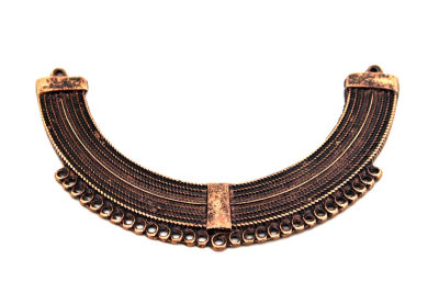 25x117 mm KOLYE VE FULAR APARATI ZAMAK DÖKÜM, BAKIR RENK - 2