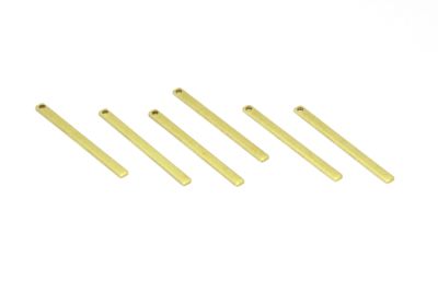 2.5x35 mm DİKDÖRTGEN DESENLİ PUL, HAM PİRİNÇ #1381H - 2