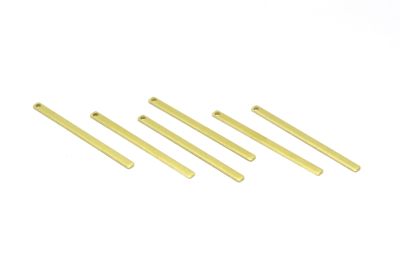 2.5x40 mm DİKDÖRTGEN DESENLİ PUL, HAM PİRİNÇ #1383H - 3