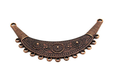 25x85 mm KOLYE VE FULAR APARATI ZAMAK DÖKÜM, BAKIR RENK - 2