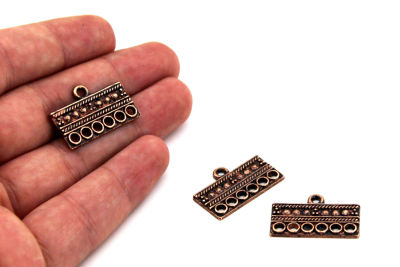 26x17 mm ZAMAK DÖKÜM APARAT, BAKIR RENK - 2