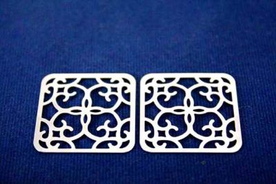 27x27 mm DESENLİ KARE PUL, NİKEL KAPLAMA #476N - 2