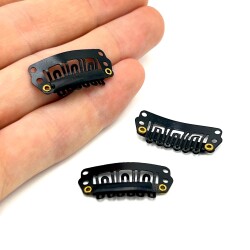 28 mm BEBEK ÇIT ÇIT TOKA, SİYAH KAPLAMA - ERTÜRK