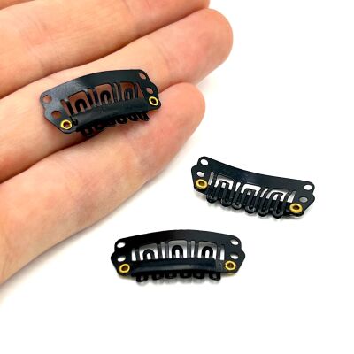 28 mm BEBEK ÇIT ÇIT TOKA, SİYAH KAPLAMA - 1