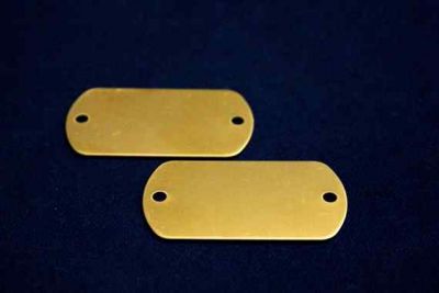 28x51 mm KÜNYE DESENLİ PUL, HAM PİRİNÇ #944H - 2