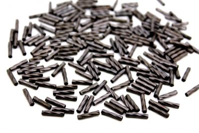 2x10 mm YUVARLAK BURGULU DÜZ BORU, BAKIR KAPLAMA #1197B - 2