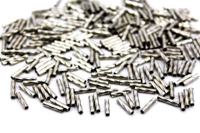 2x10 mm YUVARLAK BURGULU DÜZ BORU, NİKEL KAPLAMA #1197N - 2