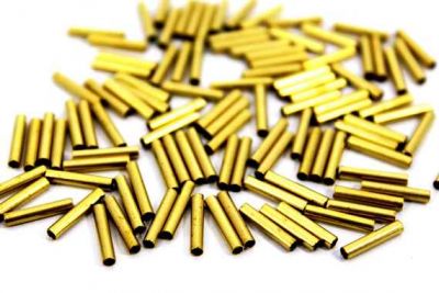 2x10 mm YUVARLAK DÜZ BORU, HAM PİRİNÇ #1185H - 2