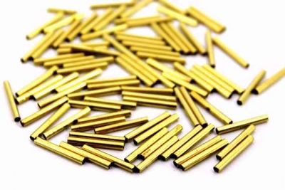 2x15 mm YUVARLAK DÜZ BORU, HAM PİRİNÇ #1183H - 2